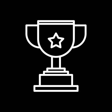 kupa vektör illüstrasyonu, simge ögesi arkaplanı                       