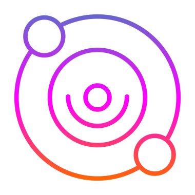 Hedef. Web simgesi basit illüstrasyon