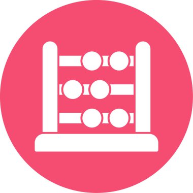 abacus web simgesi vektör illüstrasyonu