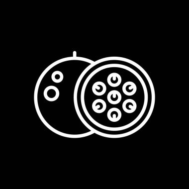 Çizgi film Passionfruit 'in vektör çizimi