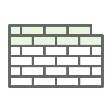 tuğla duvar inşaat simgesi