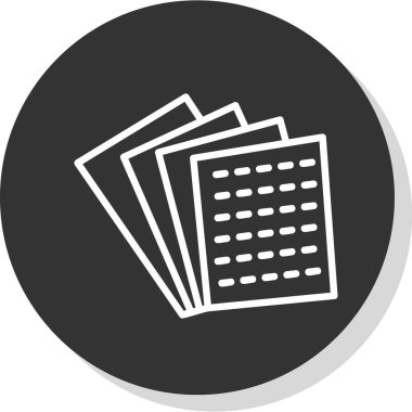 Zımpara kağıdı web simgesi vektör illüstrasyonu