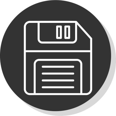 dosya dizini simgesi, vektör illüstrasyonu