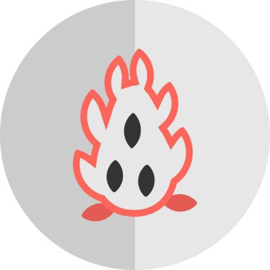 Vektör ikonunu ateşle. Basit vektör illüstrasyonu