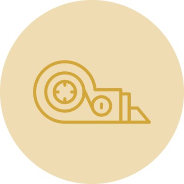 Düzeltme teybi web simgesi vektör illüstrasyonu