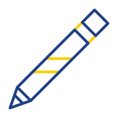 Kalem. Web simgesi basit illüstrasyon  