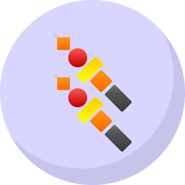 Kebap simge vektör çizim