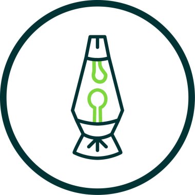 Lava lamp icon vector illustration