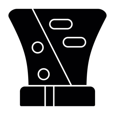 Modern oto tamir simgesinin vektör illüstrasyonu