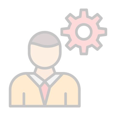 Employee businessman icon vector illustration