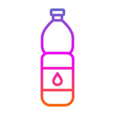 su şişesi ikonu vektör çizimi tasarımı 