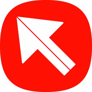 Ok. Pointer web simgesi basit illüstrasyon 