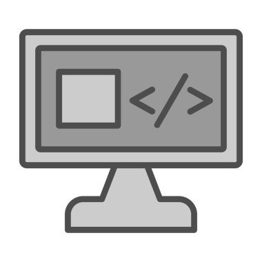 Web tasarımı ve geliştirme simgesi.