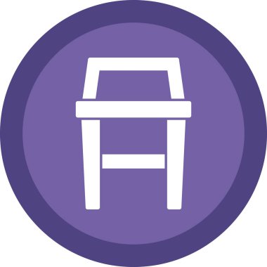 sandalye mobilya ev simgesi - taslak biçimi