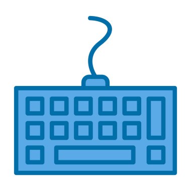 Bilgisayar klavyesi. Web basit tasarımı