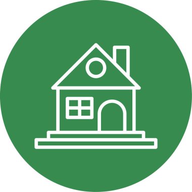 ev simgesi modern basit illüstrasyon