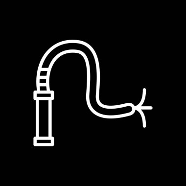 Modern b 'nin vektör illüstrasyonu boru simgesinden yoksun