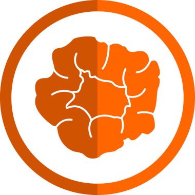 Scrunchie web simgesi, vektör illüstrasyonu