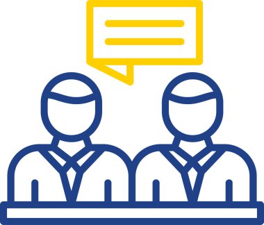 sohbet simgesi, vektör illüstrasyonu basit tasarım