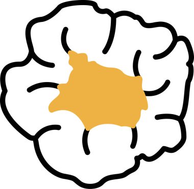 Scrunchie web simgesi, vektör illüstrasyonu