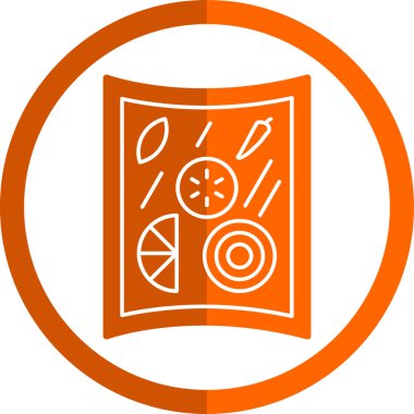 Gıda simgesinin vektör illüstrasyonu