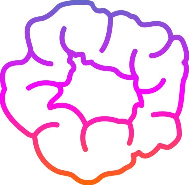 Scrunchie web simgesi, vektör illüstrasyonu