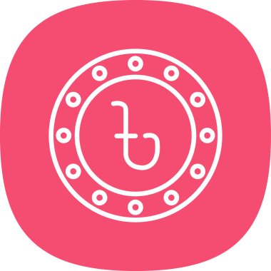 Eşsiz at nalı çizgisi vektör simgesi