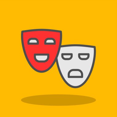 maskeler simge vektör illüstrasyon tasarımı
