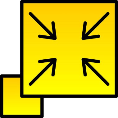 Sarı ve beyaz arkaplanın vektör çizimi