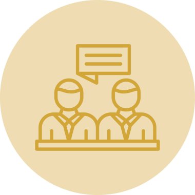 sohbet simgesi, vektör illüstrasyonu basit tasarım