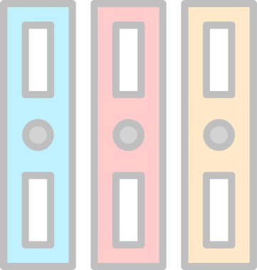 Bağlayıcı simgesi, vektör illüstrasyonu basit tasarım