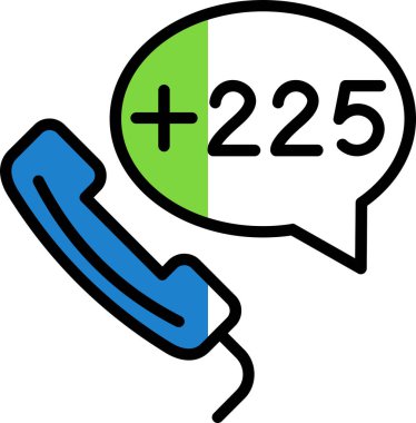 Çağrı merkezi renk simgesi vektör ana hatlı müşteri