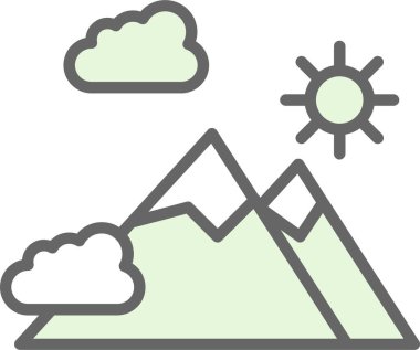 Bulut. Web simgesi basit tasarım