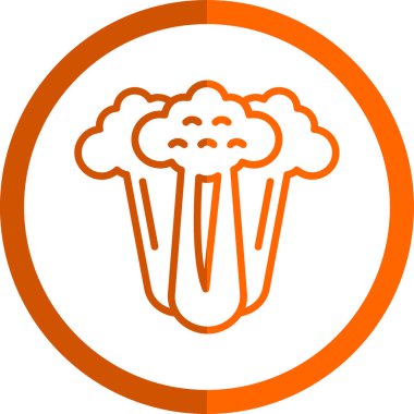 Kereviz ağ simgesi, vektör illüstrasyonu 