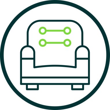 Web simge kanepe, illüstrasyon vektör