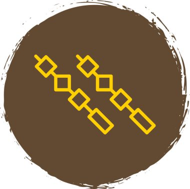 Şeker simgesi, vektör illüstrasyonu