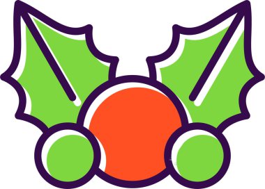 Ökseotu web simgesi, vektör illüstrasyonu