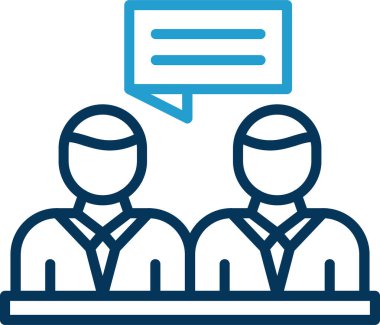 sohbet simgesi, vektör illüstrasyonu basit tasarım