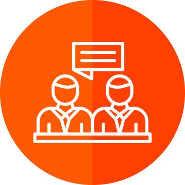 sohbet simgesi, vektör illüstrasyonu basit tasarım