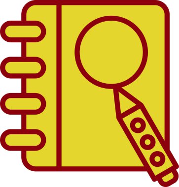 Bir karikatür kaleminin vektör çizimi