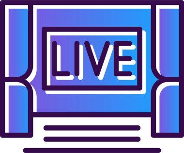 Yaşa. Web simgesi basit illüstrasyon