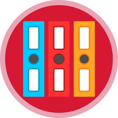 Bağlayıcı simgesi, vektör illüstrasyonu basit tasarım