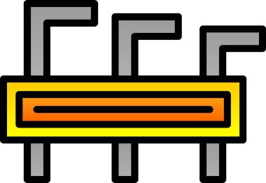 Isıtıcı ısıtma simgesi