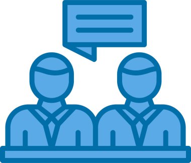 sohbet simgesi, vektör illüstrasyonu basit tasarım