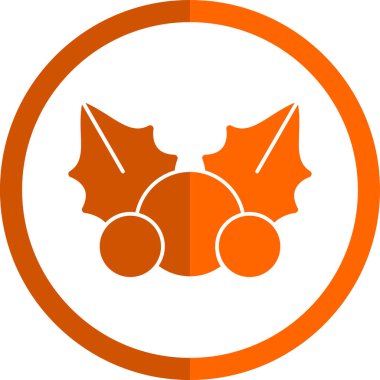 Ökseotu web simgesi, vektör illüstrasyonu