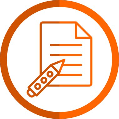 sözleşme ikonu vektör illüstrasyonu