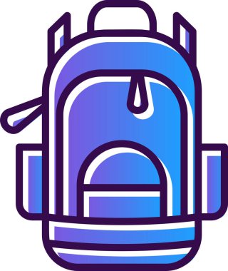 çanta ağ simgesi, vektör illüstrasyonu 