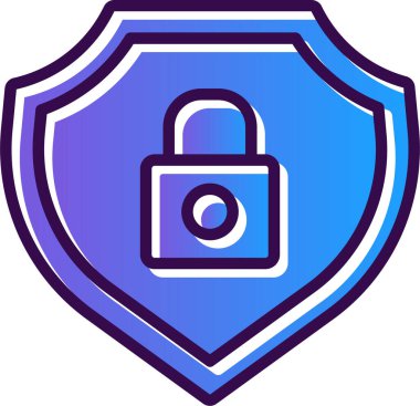 Güvenli kilit. Web simgesi