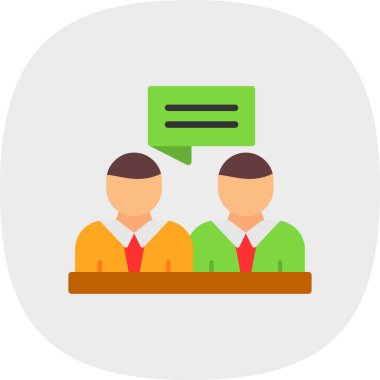 sohbet simgesi, vektör illüstrasyonu basit tasarım