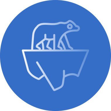 Bir köpek simgesinin vektör illüstrasyonu